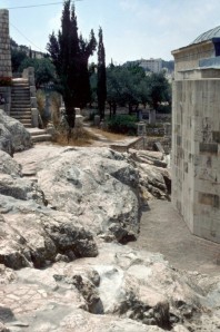Gethsemane, Rock of Agony, where tradition says Jesus prayed